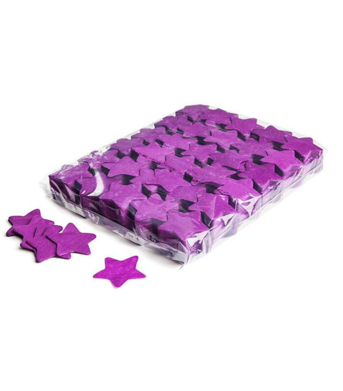 TCM FX - Lassú esésű Konfetti Csillag Ø 55mm - Lila - 1 kg